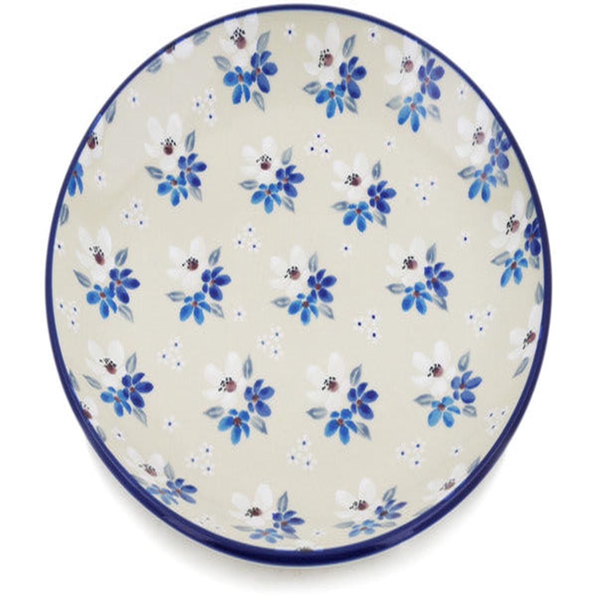 Polish Pottery 10-inch Dinner Plate Bunches Of Beauty UNIKAT