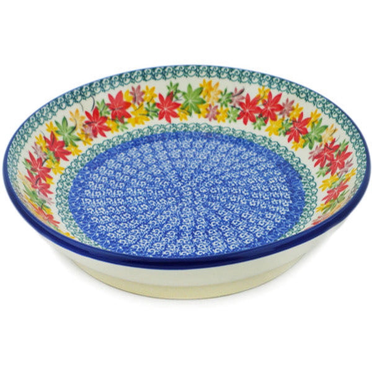Polish Pottery 10-inch Dinner Plate Fall Vibes