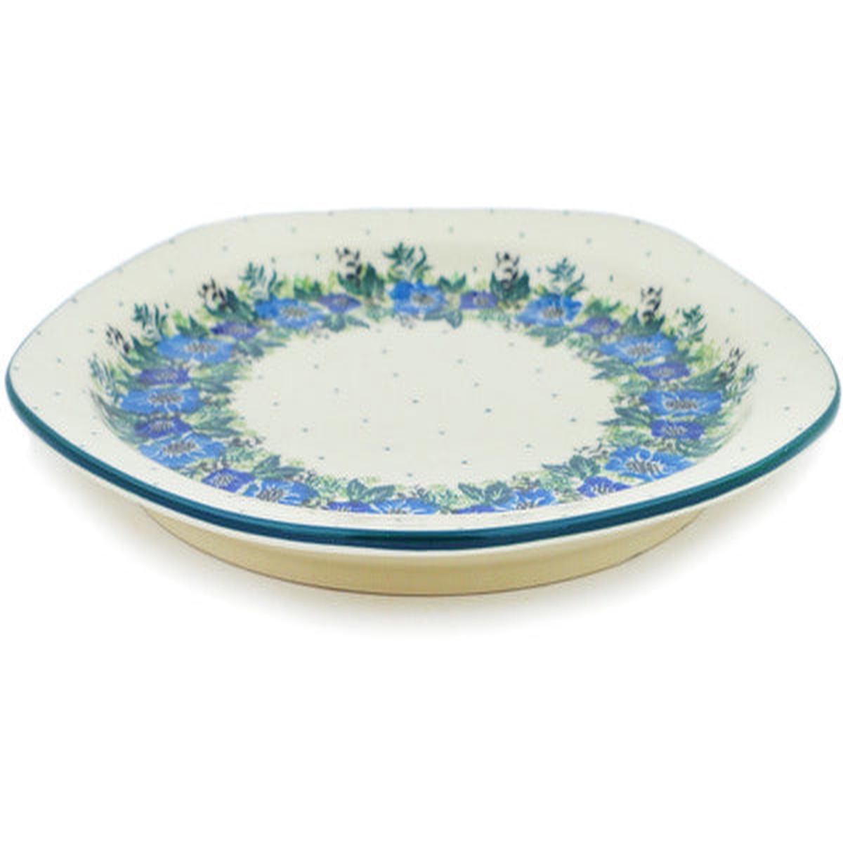 Polish Pottery 10" Plate Stormy Poppy Chain