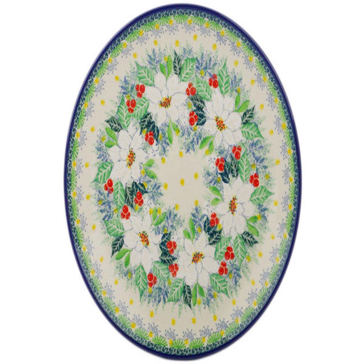 Polish Pottery 10" Plate Twinkle Stars UNIKAT