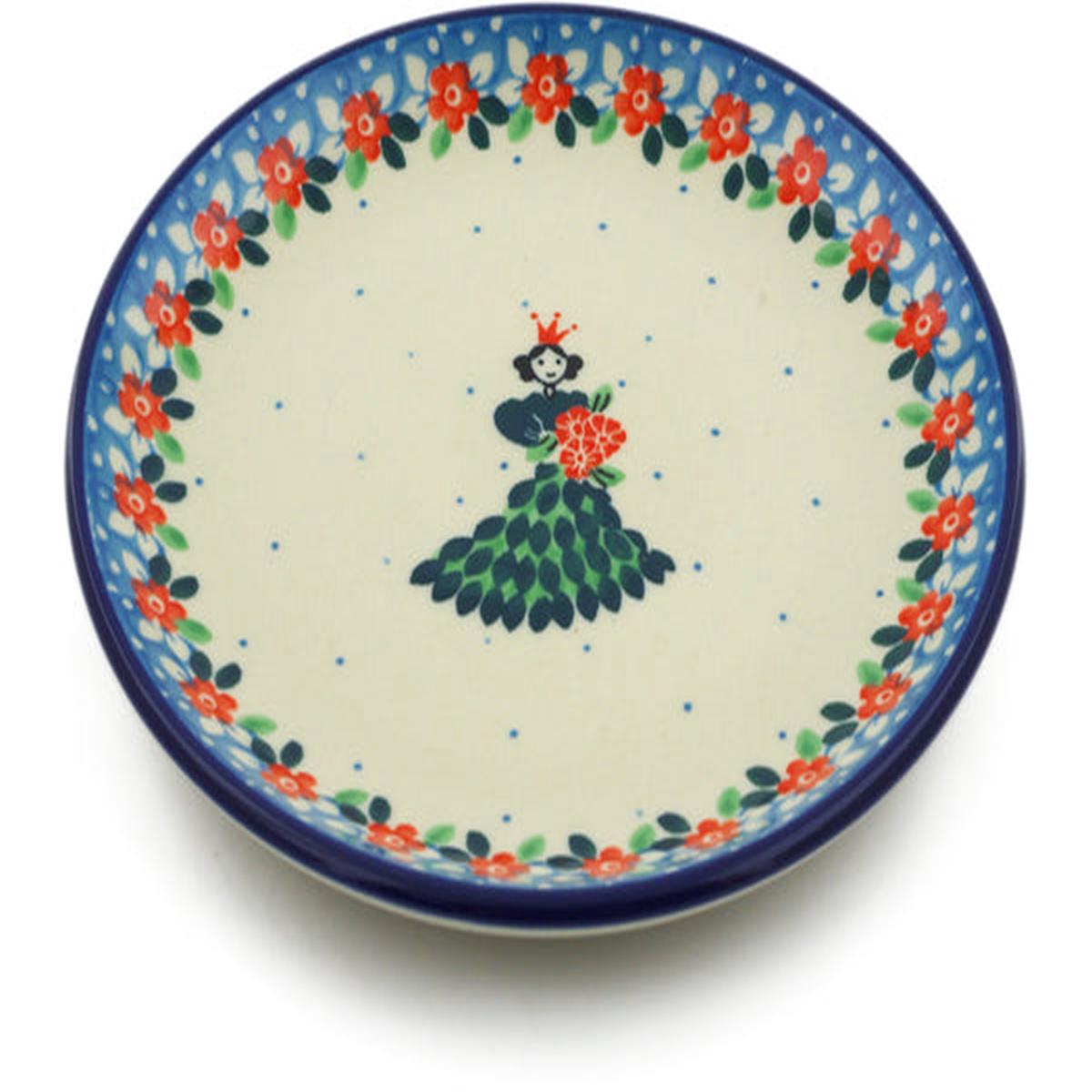Toast Plate 6" Princess In A Green Dress Theme