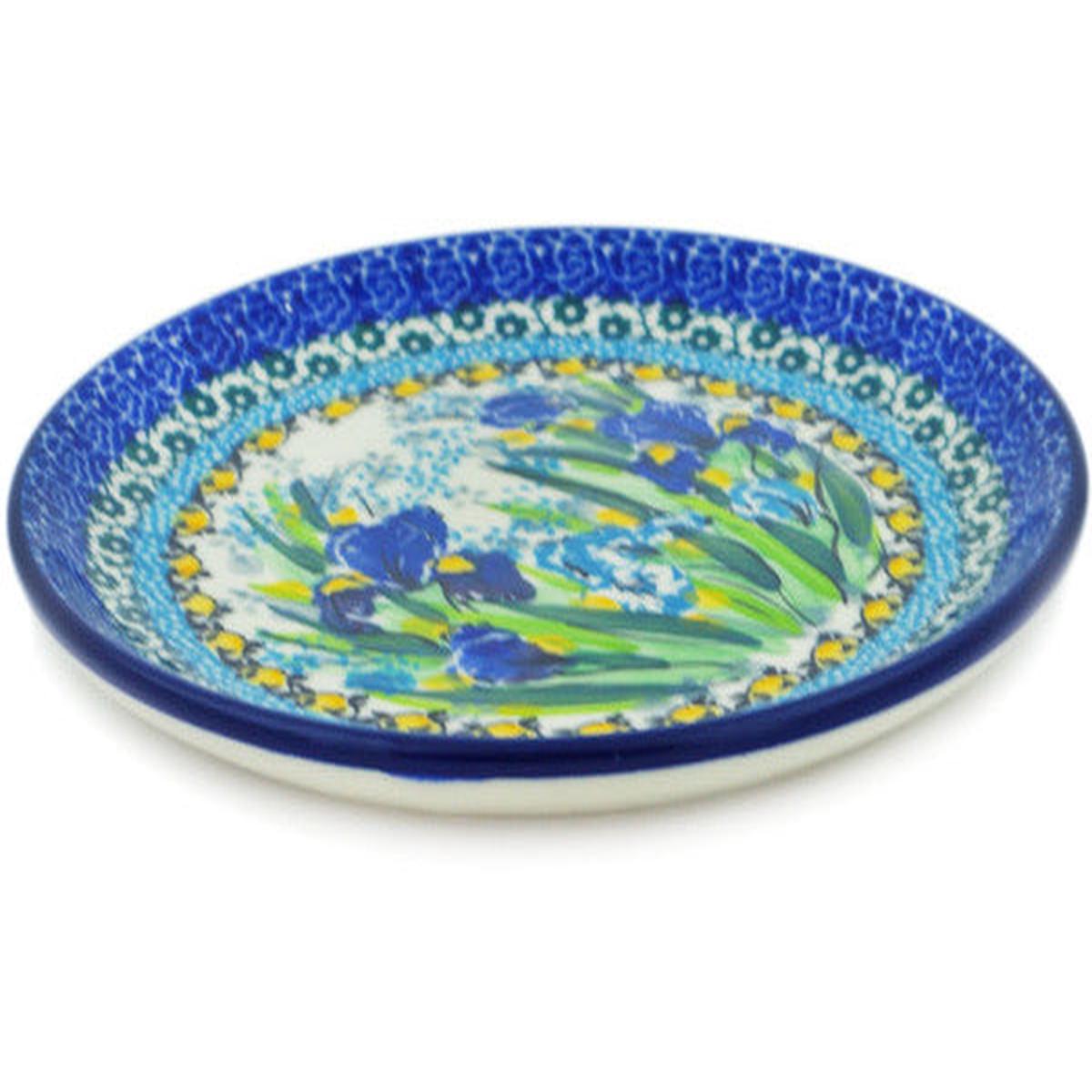 Toast Plate 6" Iris Field Theme UNIKAT