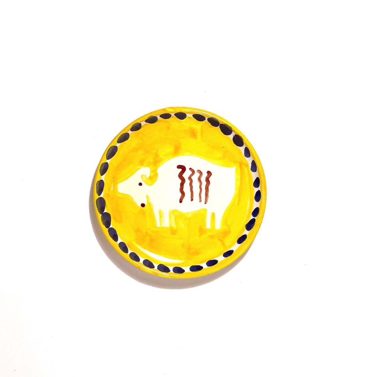 Amalfi Yellow Capra Mini Oil - Dip Plate