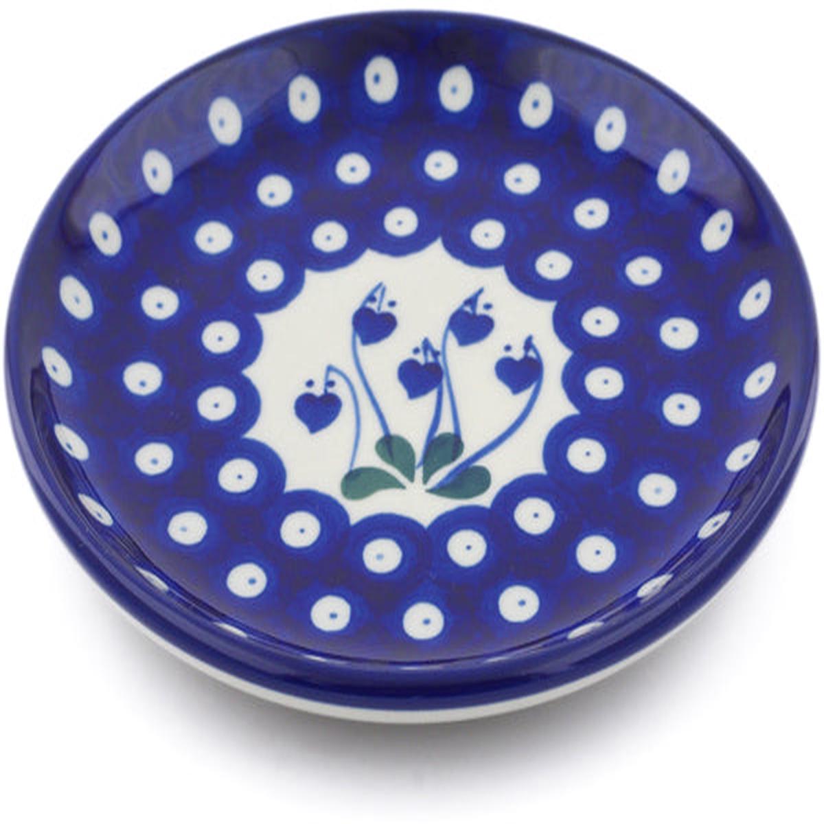 Toast Plate 6" Bleeding Heart Peacock Theme