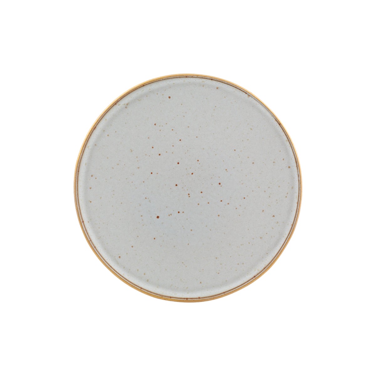 Casa Alegre Gold Stone White Dinner Plate