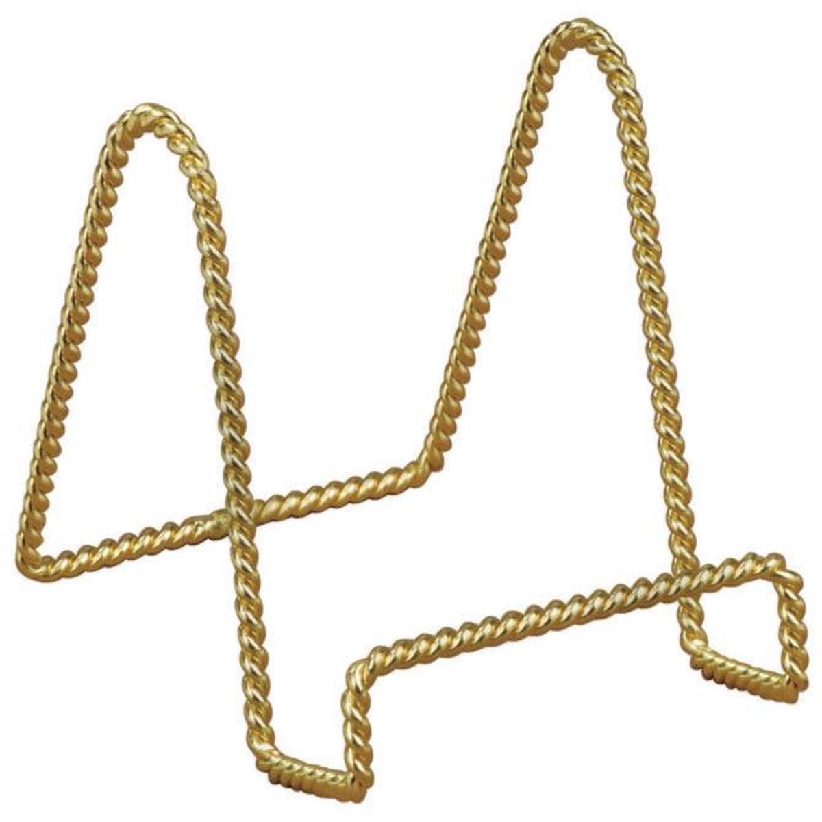 Tripar Twisted Brass Wire Display Stand - 7" to 14"