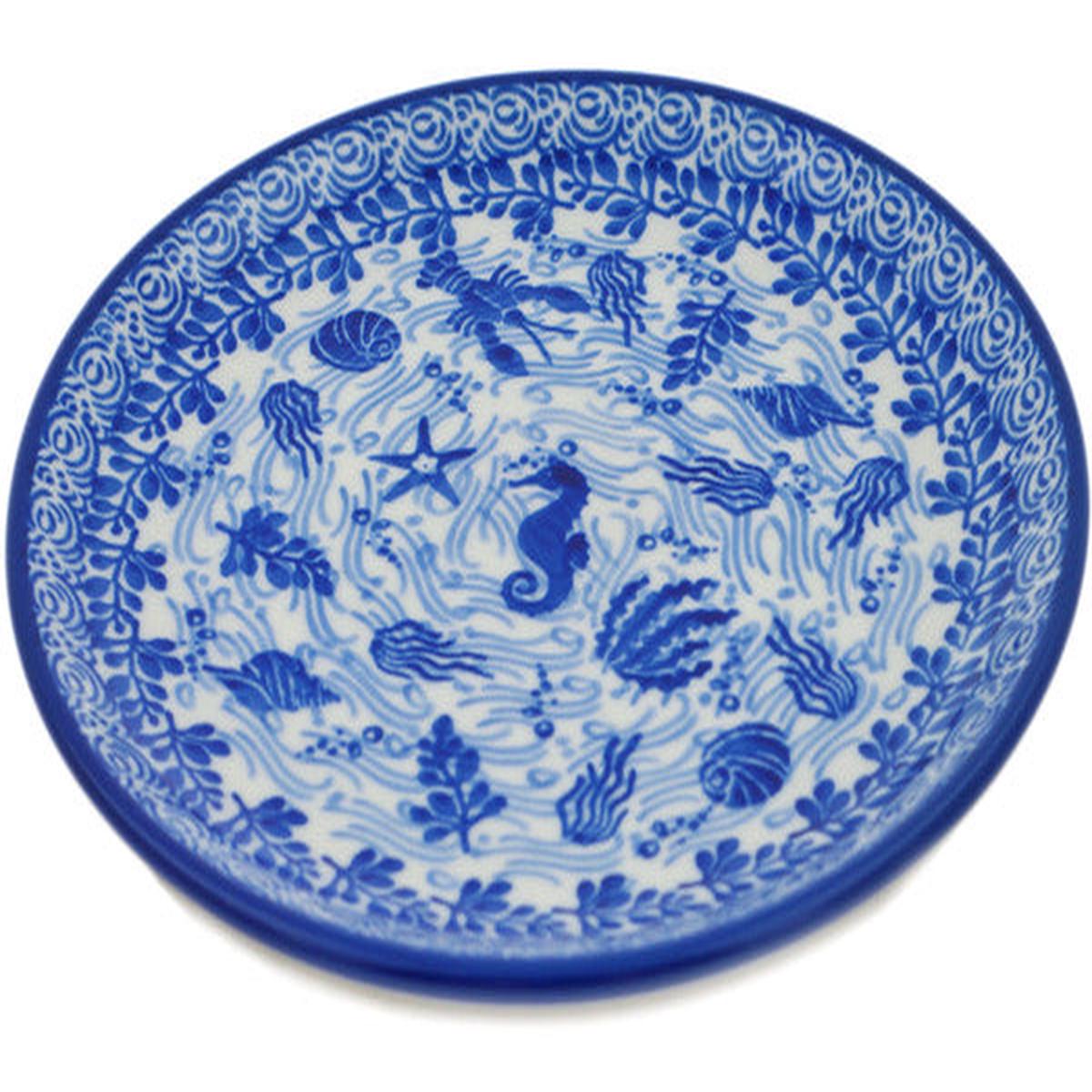 Toast Plate 6" Ocean Medley Theme UNIKAT