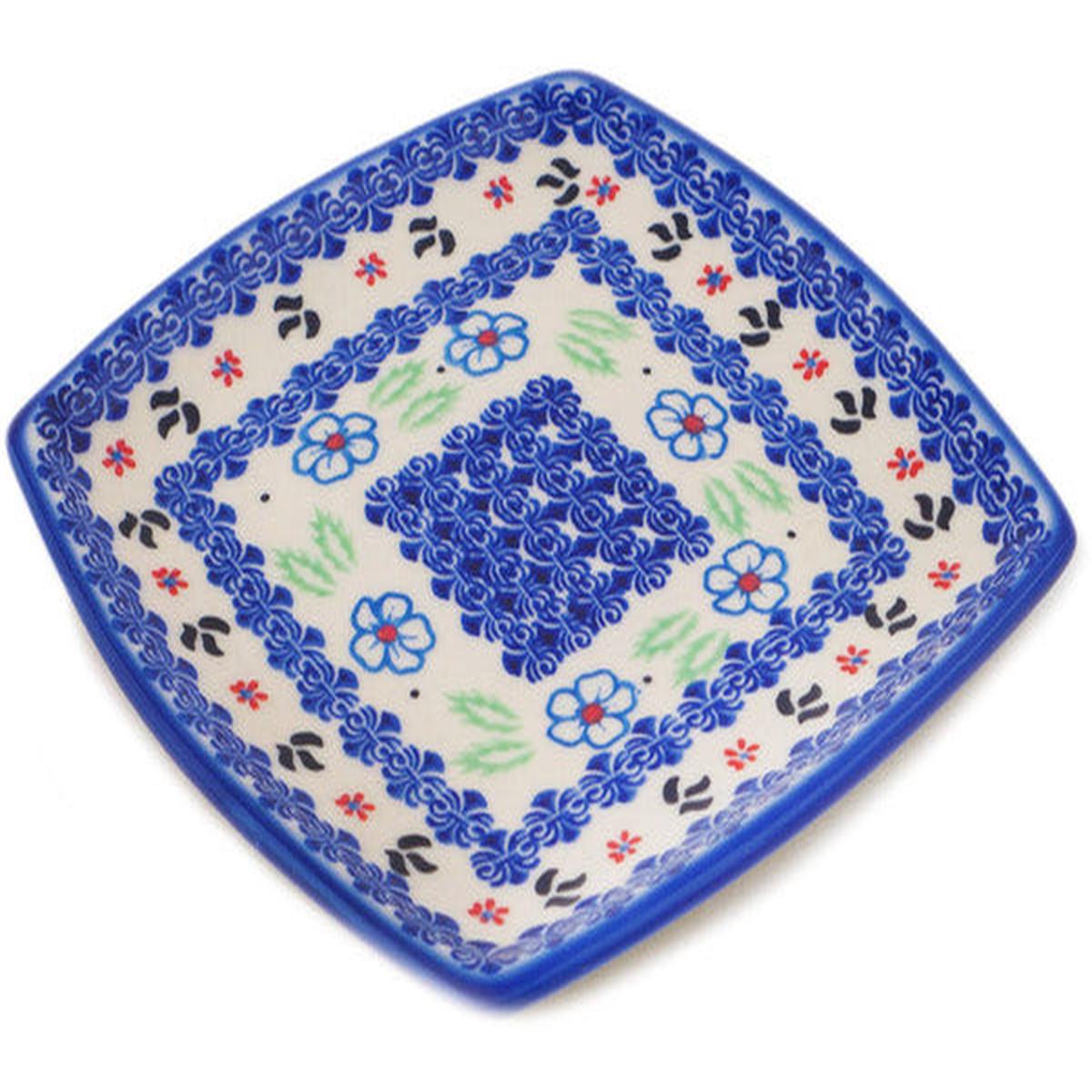 Square Plate 7" Sweet Day Theme