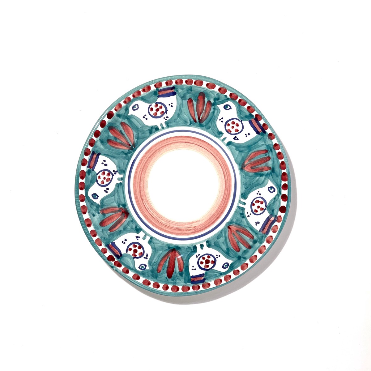 Amalfi Green Gallina Side Plate - 23cm