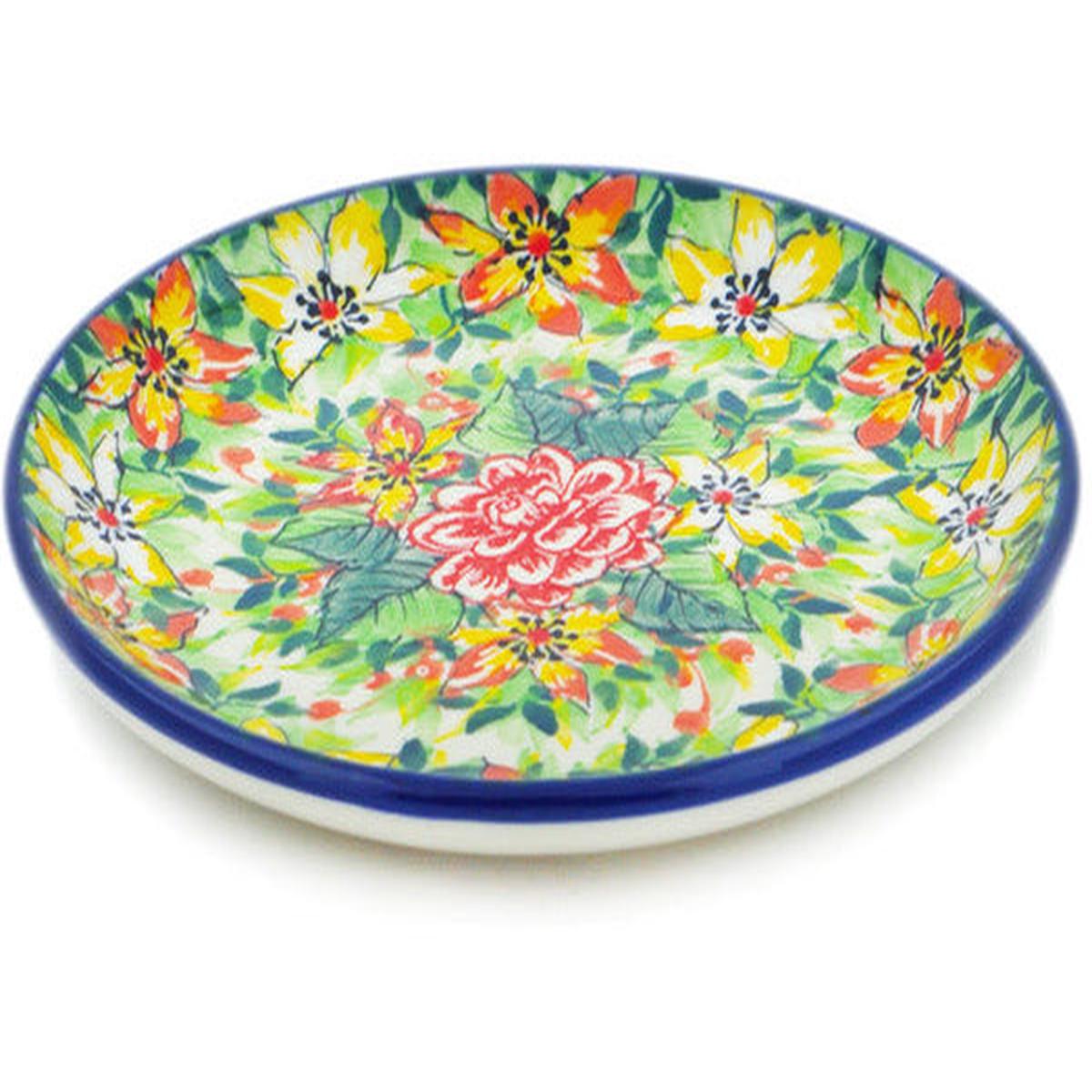 Toast Plate 6" Summer In The 60's Theme UNIKAT