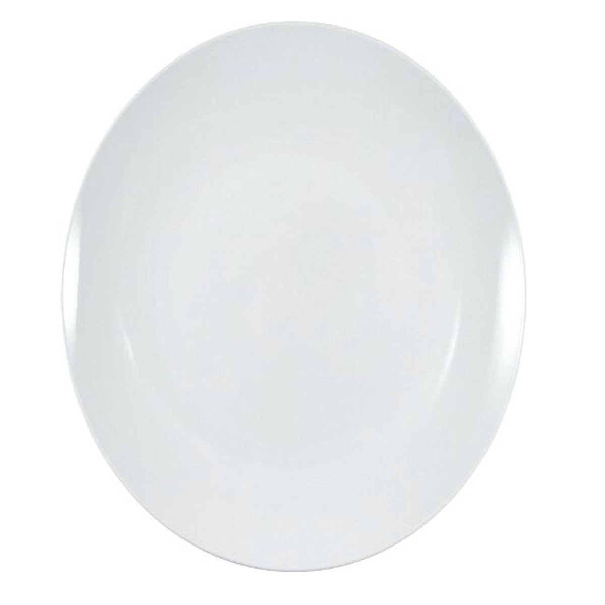 Big Kitchen 822/1 Coupe Dinnerware Porcelain Buffet Plate, 10-1/2"