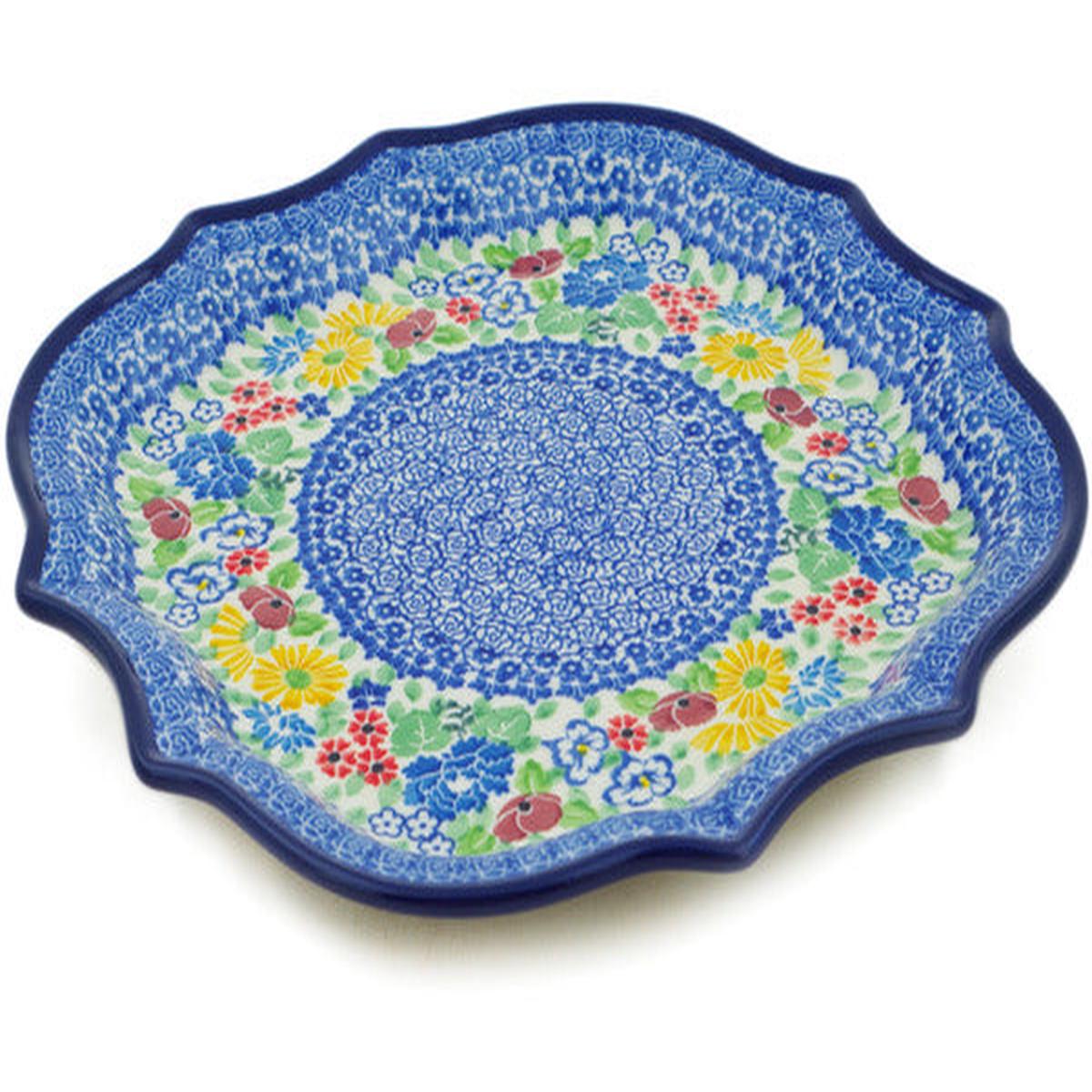8 Point Plate 10" Patio Views Theme UNIKAT