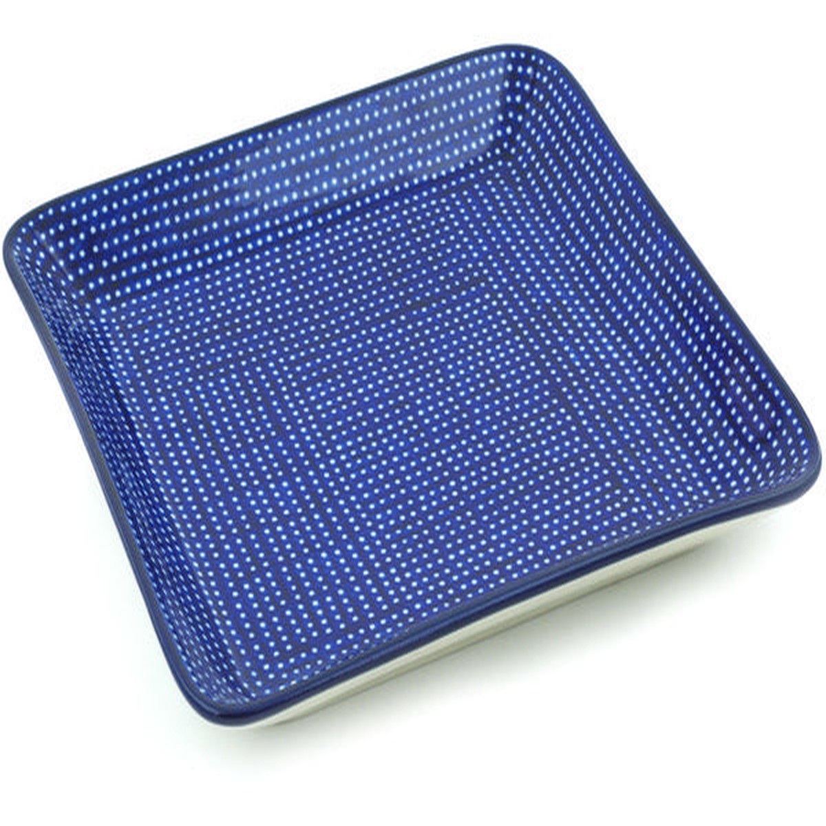 Square Platter 8" Starry Night Theme UNIKAT