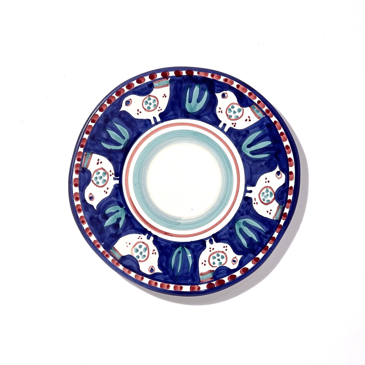 Amalfi Blue - Green Gallina Side Plate - 23cm