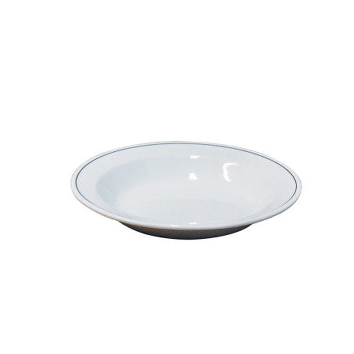 Steelite Simplicity Black Line Soup Plate, 12.8 oz (24-pack), FINAL SALE