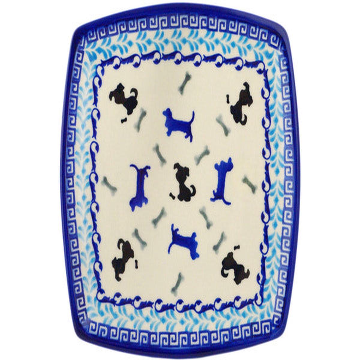 Square Plate 7" Puppy Pleasure Theme