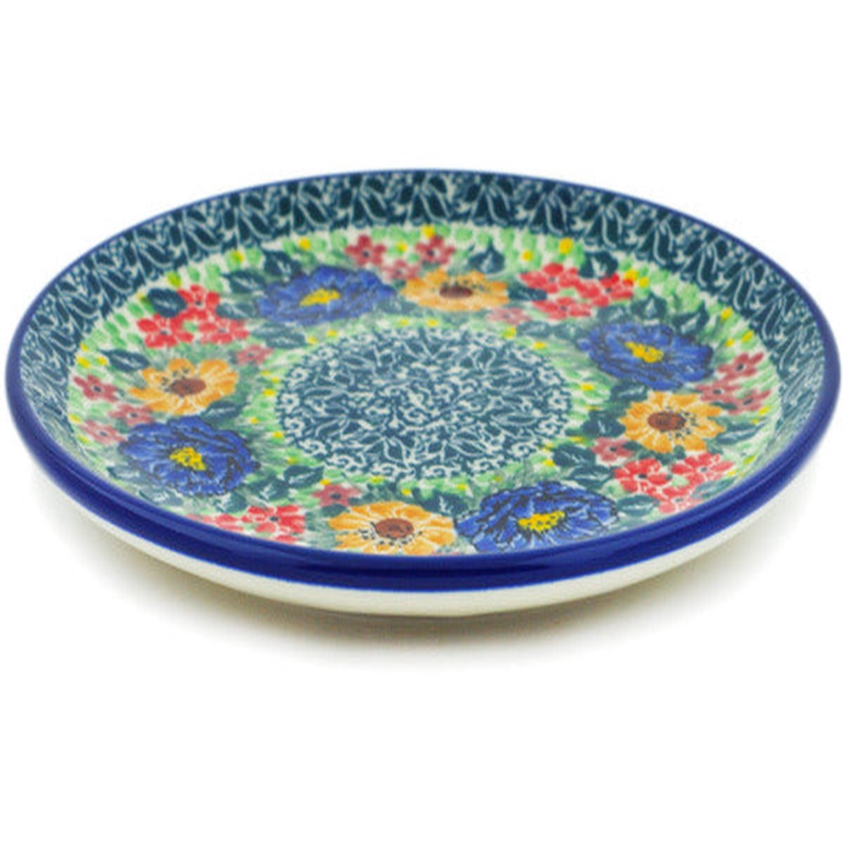 Toast Plate 6" Glorious Beauty Theme UNIKAT