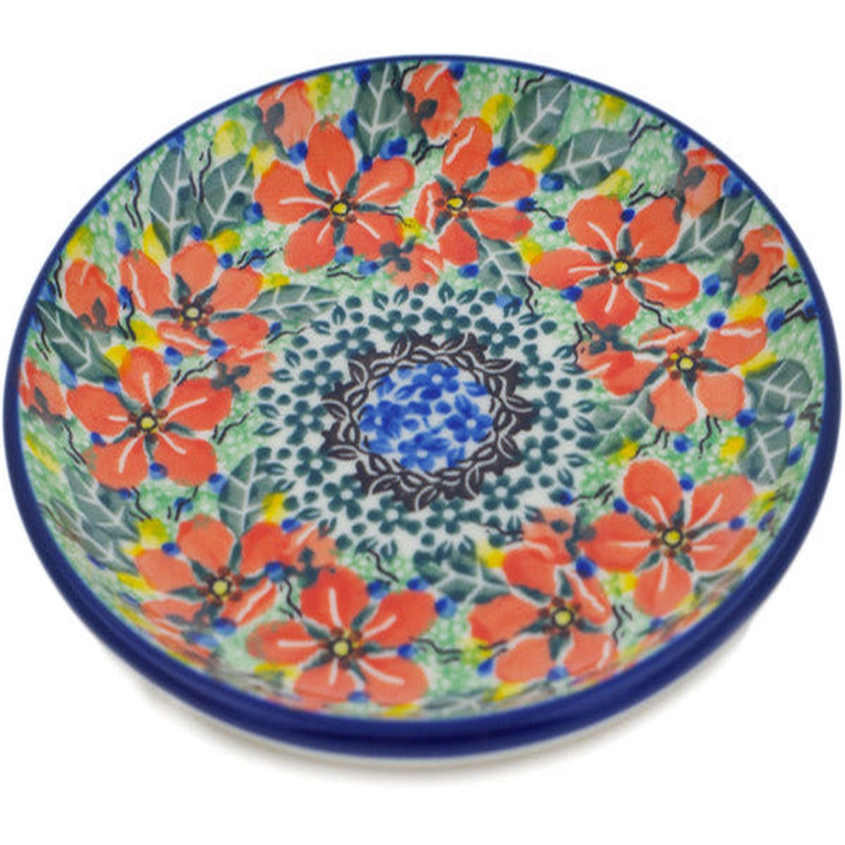 Toast Plate 6" Peach Dreams Theme UNIKAT