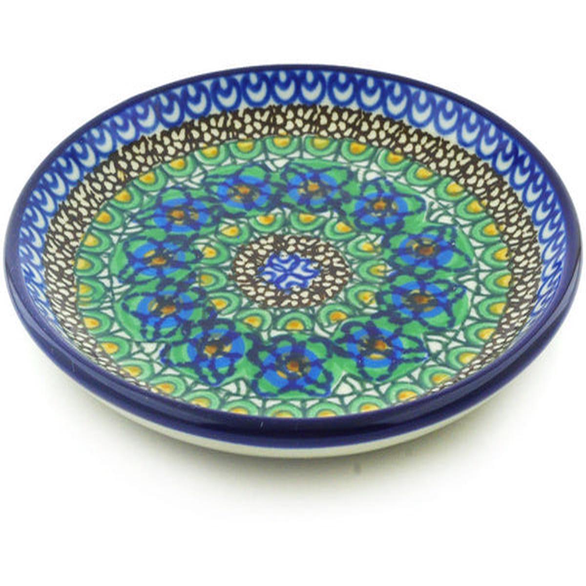 Toast Plate 6" Mardi Gras Theme UNIKAT