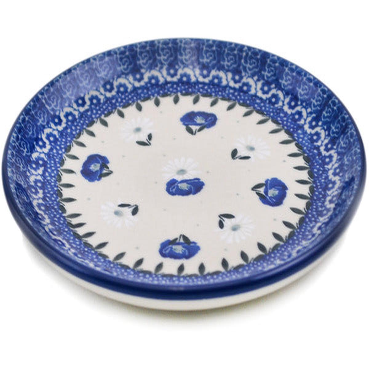 Toast Plate 6" Poppies In The Snow Theme