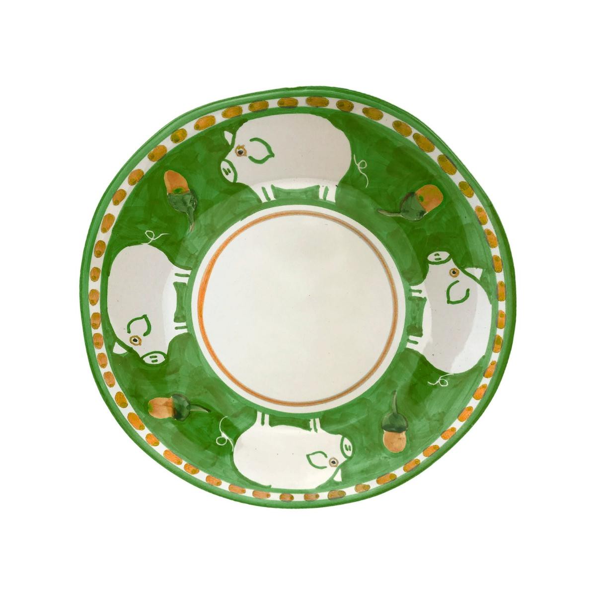 Amalfi Green Cortile Side Plate - 23cm