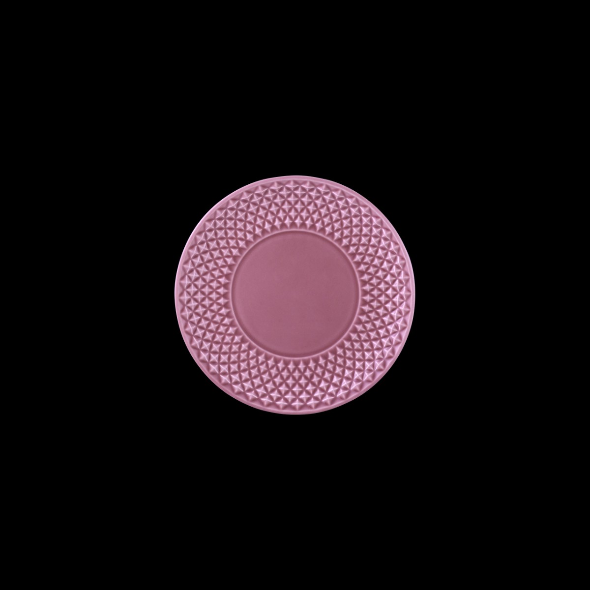 Bordallo Pinheiro Bicos Pink Bread Plate