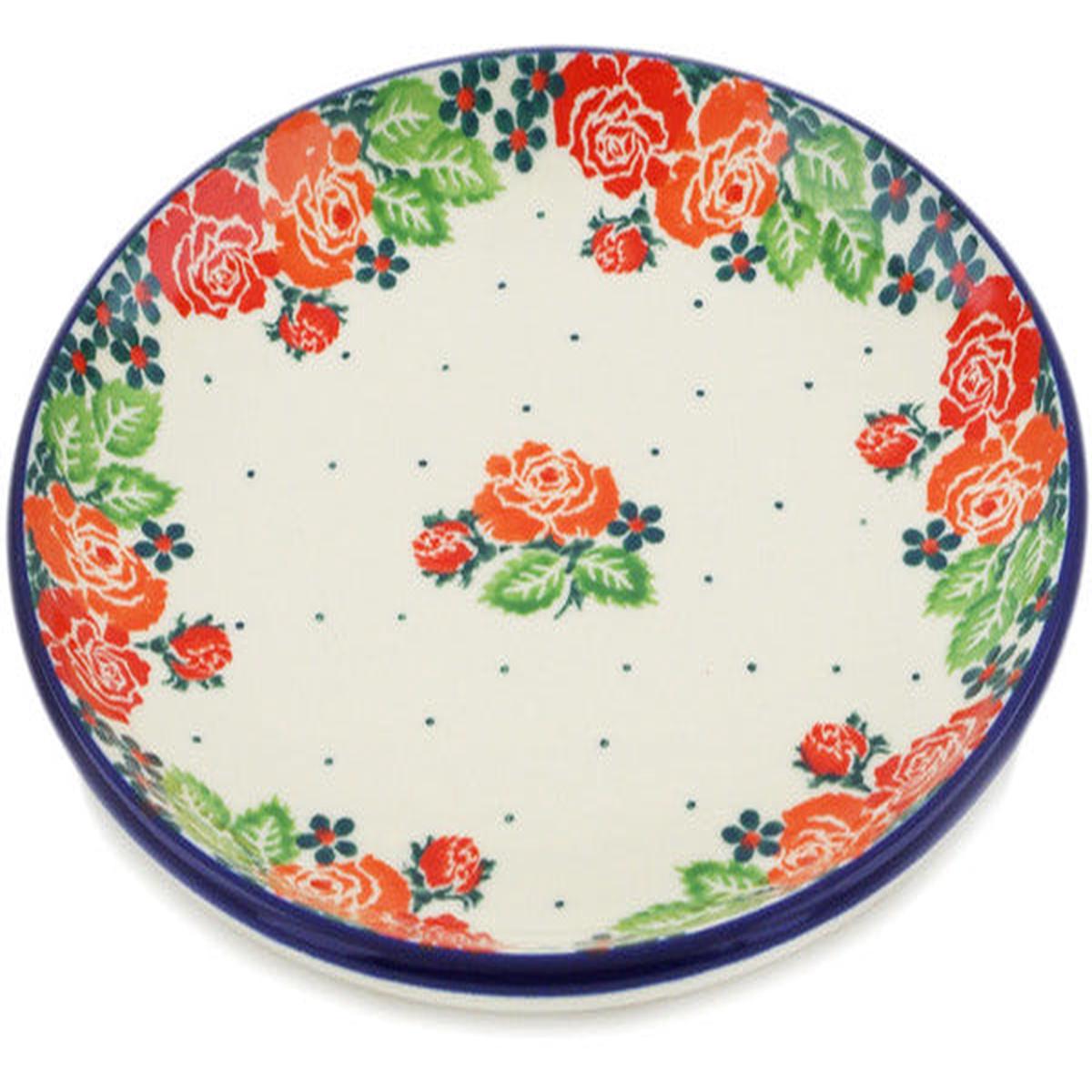 Toast Plate 6" In The Rose Garden Theme